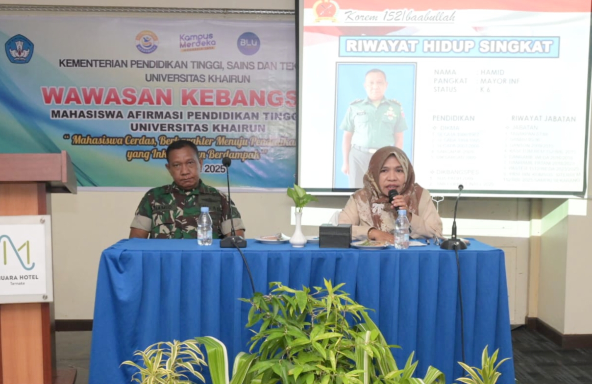 Mahasiswa Penerima Beasiswa ADik dan 3T Unkhair Dibekali Wasbang, Kabiro BAKK Tekankan Karakter dan Nasionalisme