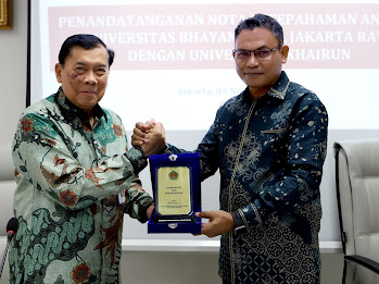 Rektor Unkhair Teken MoU dengan UBJ, Momentum Penting Kembangkan S3 Hukum di Indonesia Timur