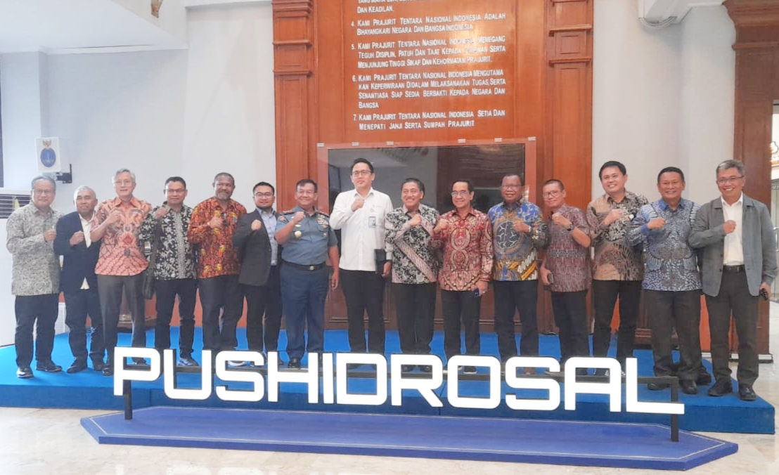 Rektor Unkhair Hadiri Rakor Riset Kelautan di Markas Pushidrosal TNI AL, Jakarta