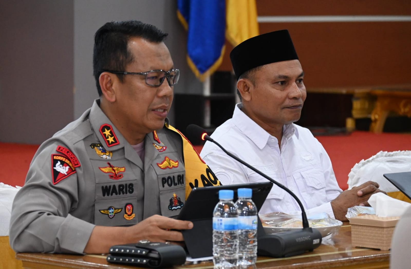 Unkhair dan Polda Maluku Utara Bahas Pendirian Pusat Studi Kepolisian