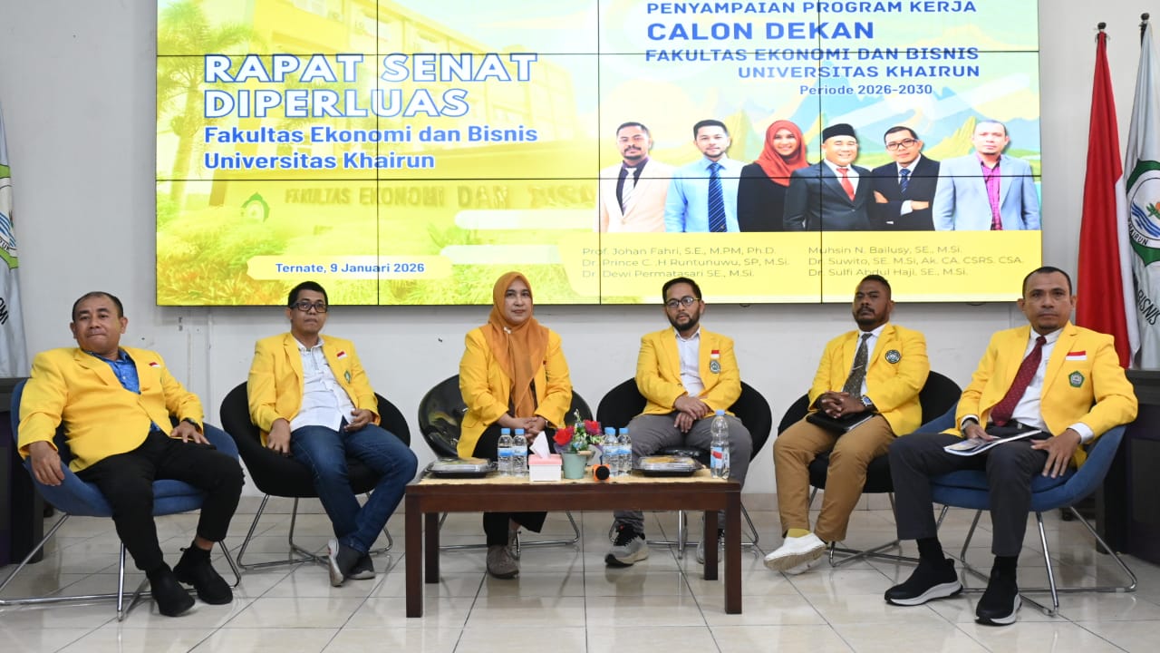 FEB Unkhair Gelar Paparan Visi dan Program Kerja Enam Calon Dekan