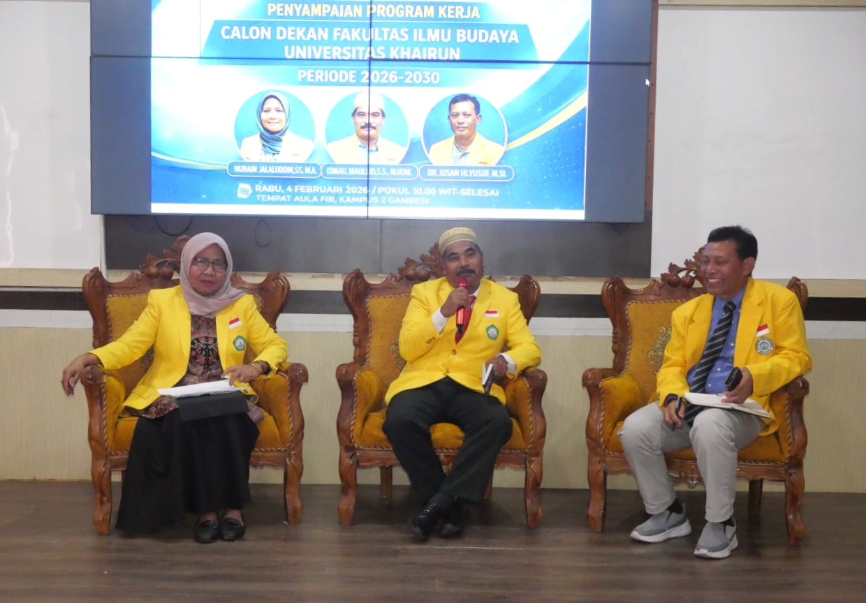 Tiga Calon Dekan FIB Unkhair Paparkan Visi Pengembangan Fakultas 2026–2030
