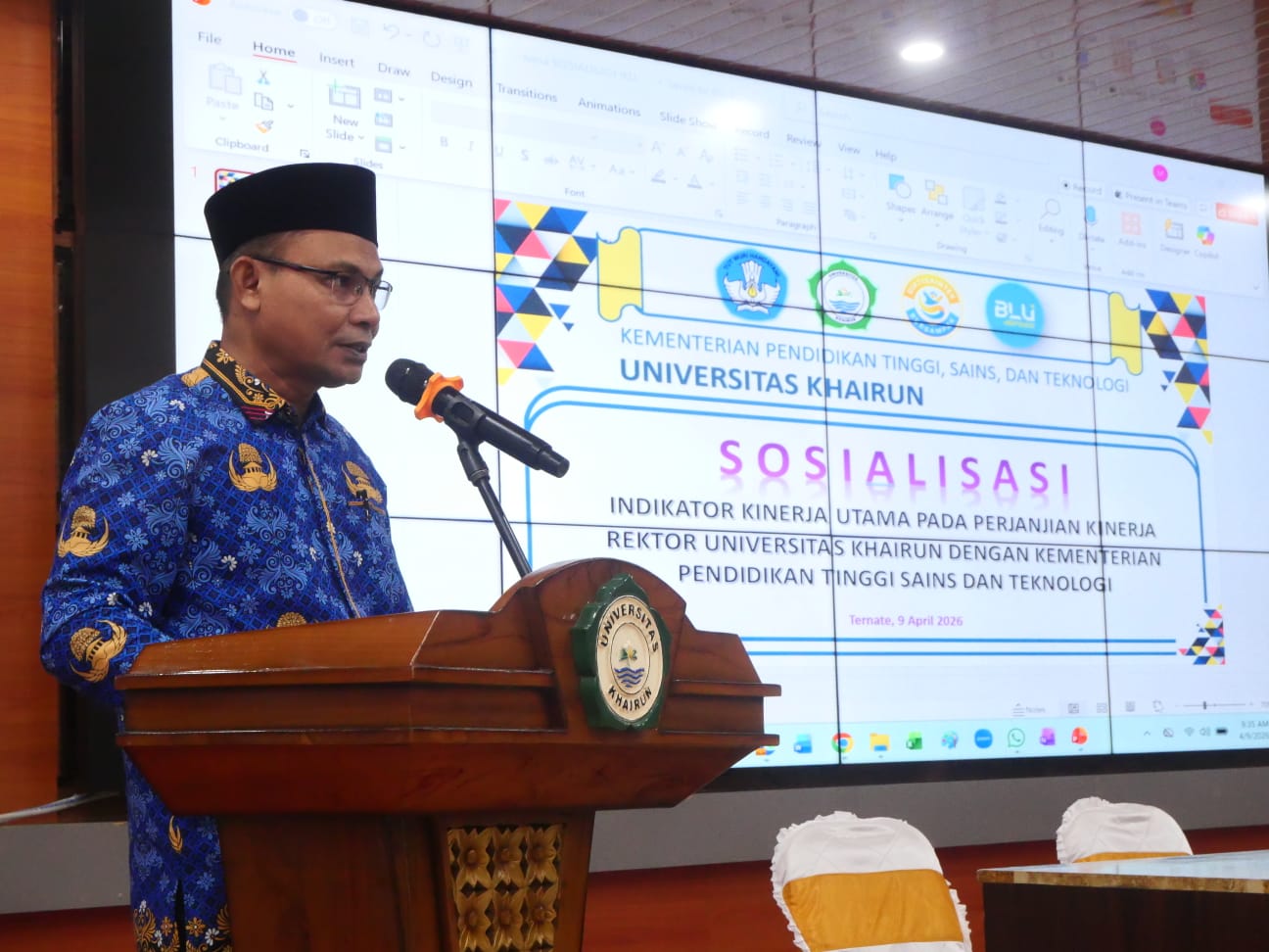 Sosialisasi IKU Unkhair, Rektor: Fakultas Wajib Perkuat Kinerja