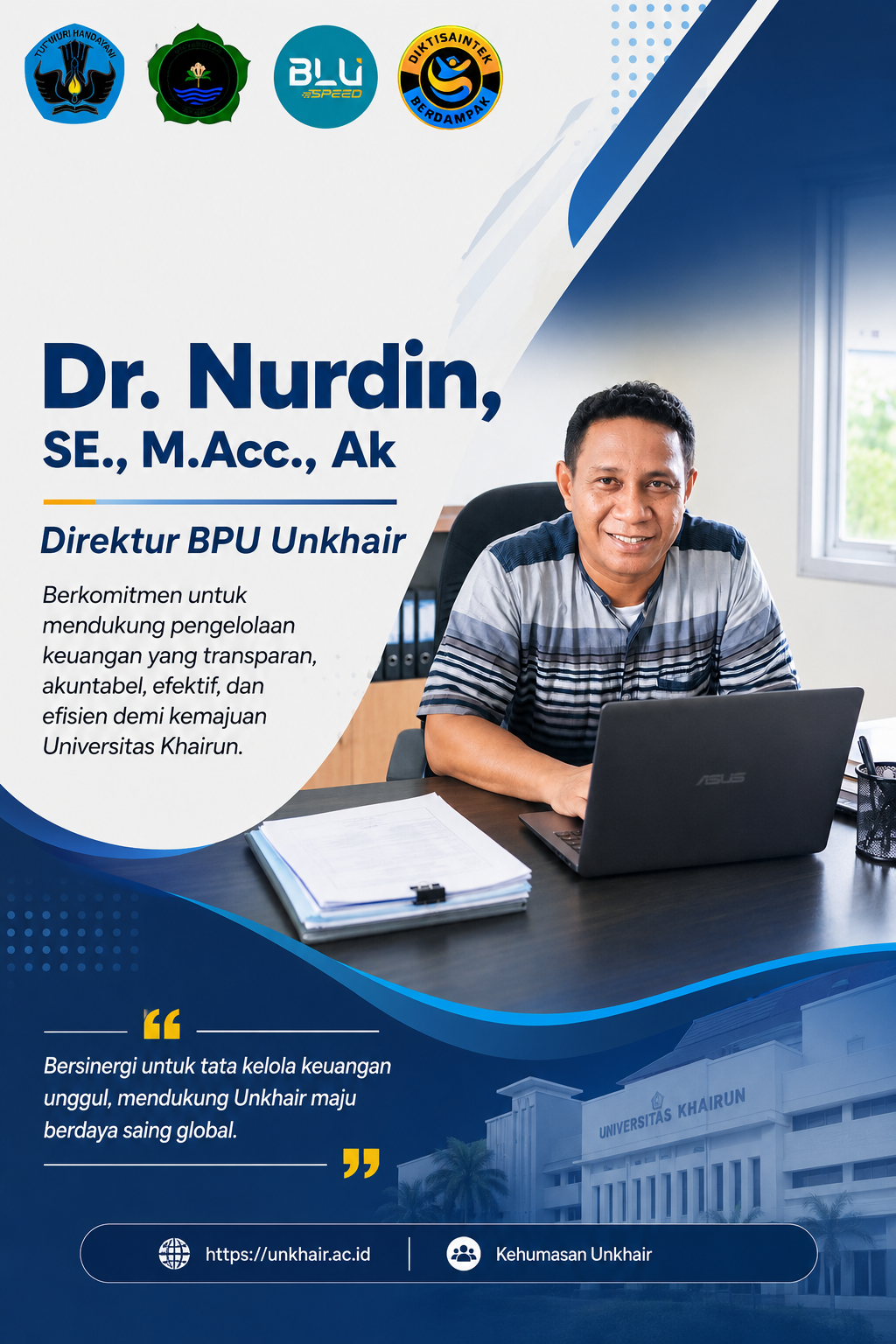 Direktur BPU Unkhair Pastikan Pemkes Maba Pertengahan Juni 2026