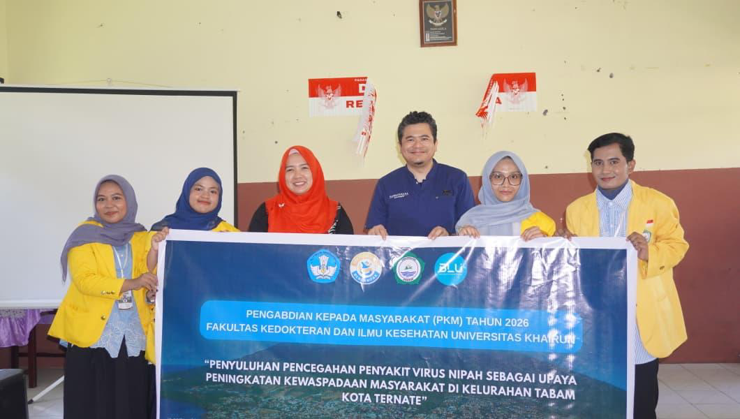 Tingkatkan Kewaspadaan Masyarakat, FKIK Unkhair Gelar Penyuluhan Pencegahan Virus Nipah