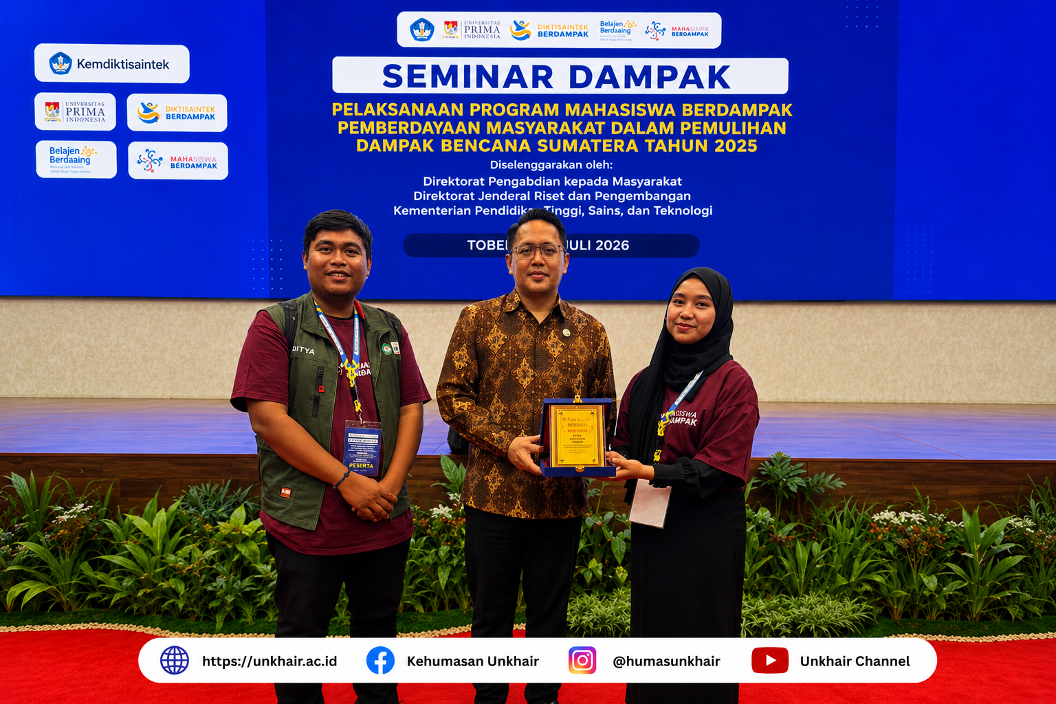 Video Pengabdian FKIK Unkhair Raih Juara III di Ajang Nasional Kemdiktisaintek