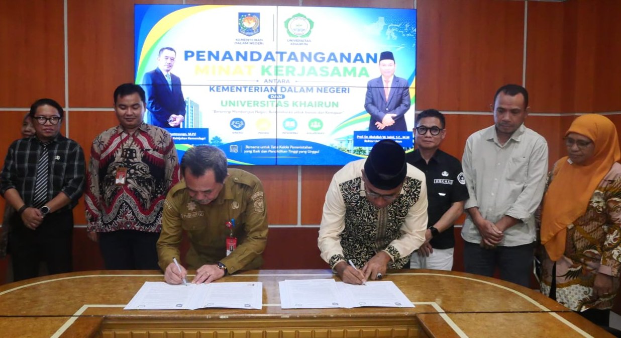 Dorong Inovasi Kebijakan Daerah, Kemendagri dan Unkhair Perkuat Kolaborasi Riset