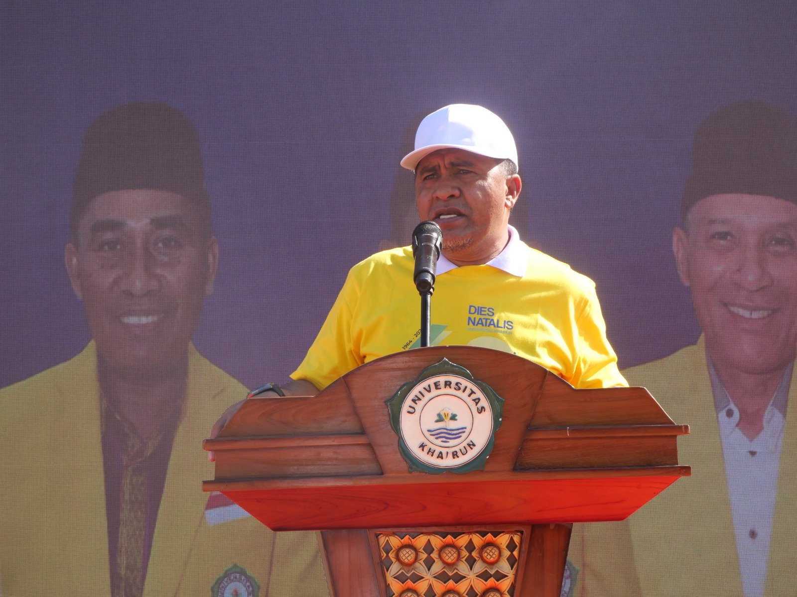 Di Hadapan 3.473 Mahasiswa Baru Unkhair, Hasby Yusuf Bicara Kepemimpinan dan Karakter
