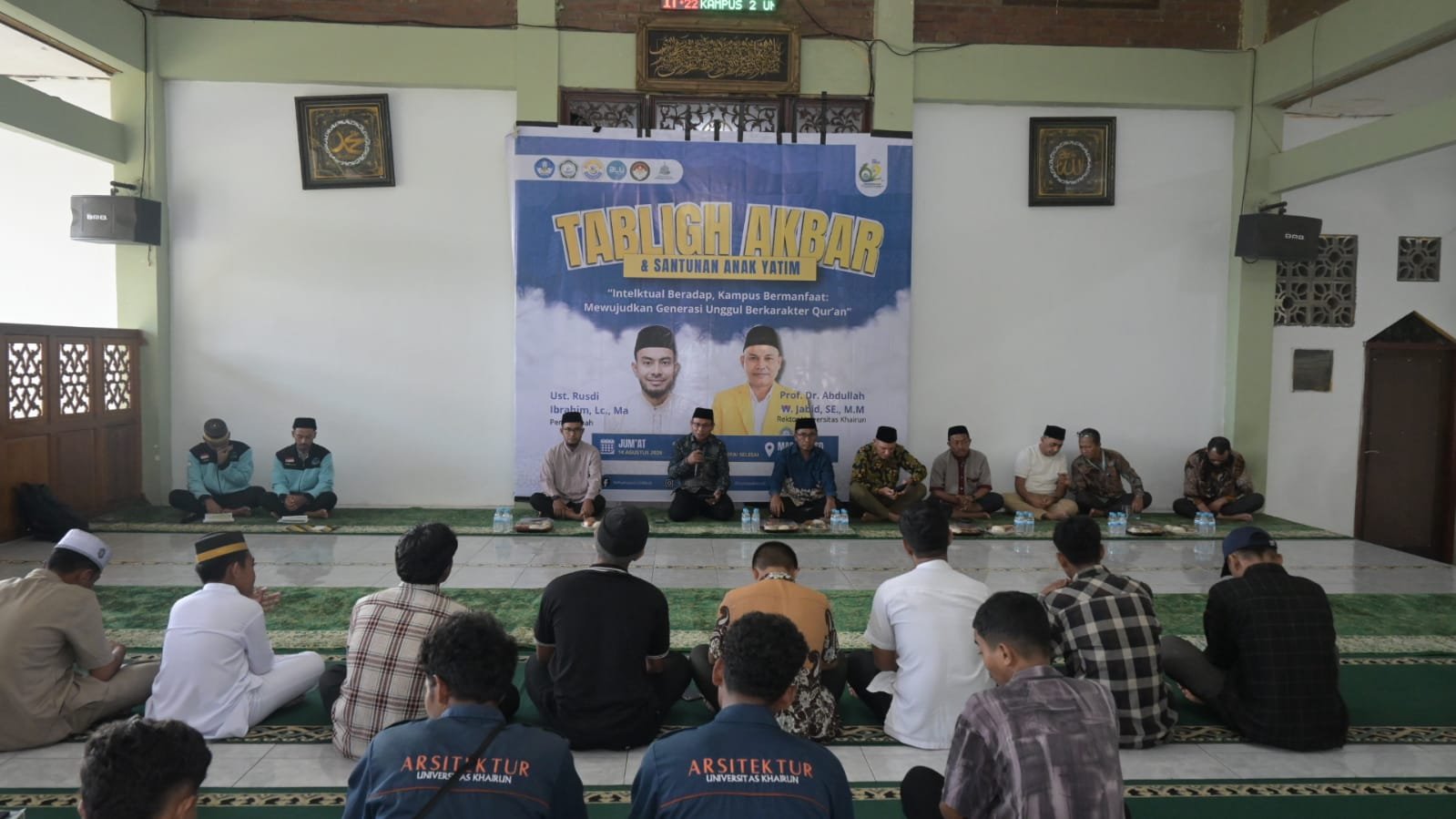 Tabligh Akbar dan Santunan Anak Yatim Warnai Dies Natalis ke-62 Unkhair