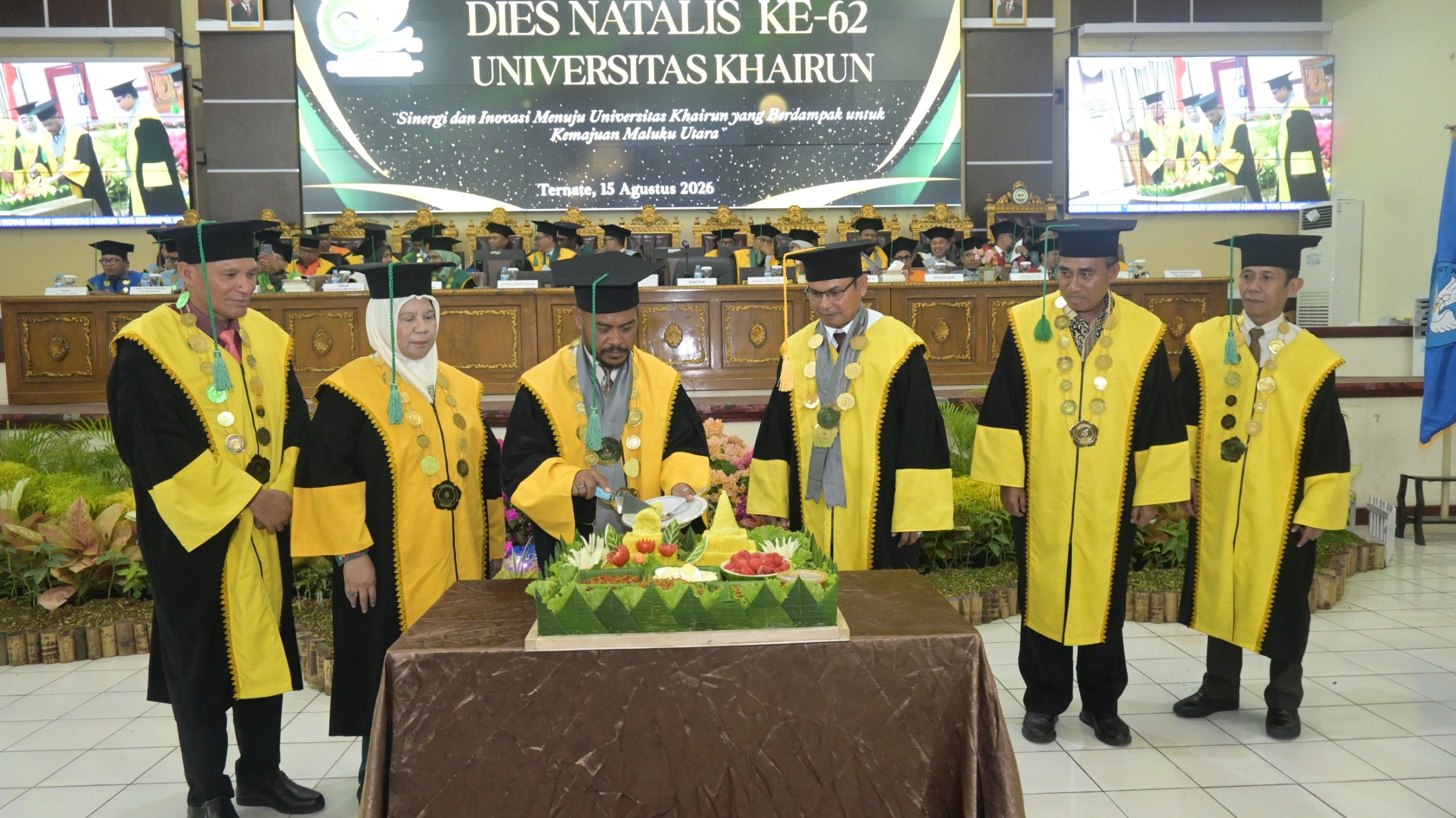 Menapaki Usia 62 Tahun Unkhair, Rektor: Riset dan Inovasi Harus Berdampak bagi Malut