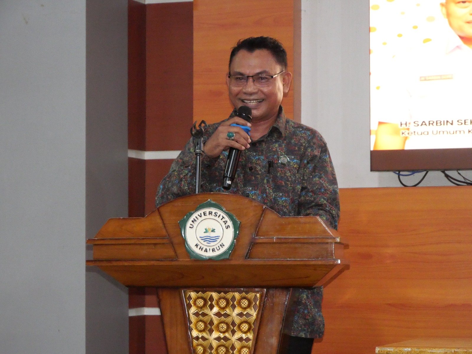 Rektor Unkhair Resmi Pimpin FOPI Malut, Bidik Prestasi PON 2028