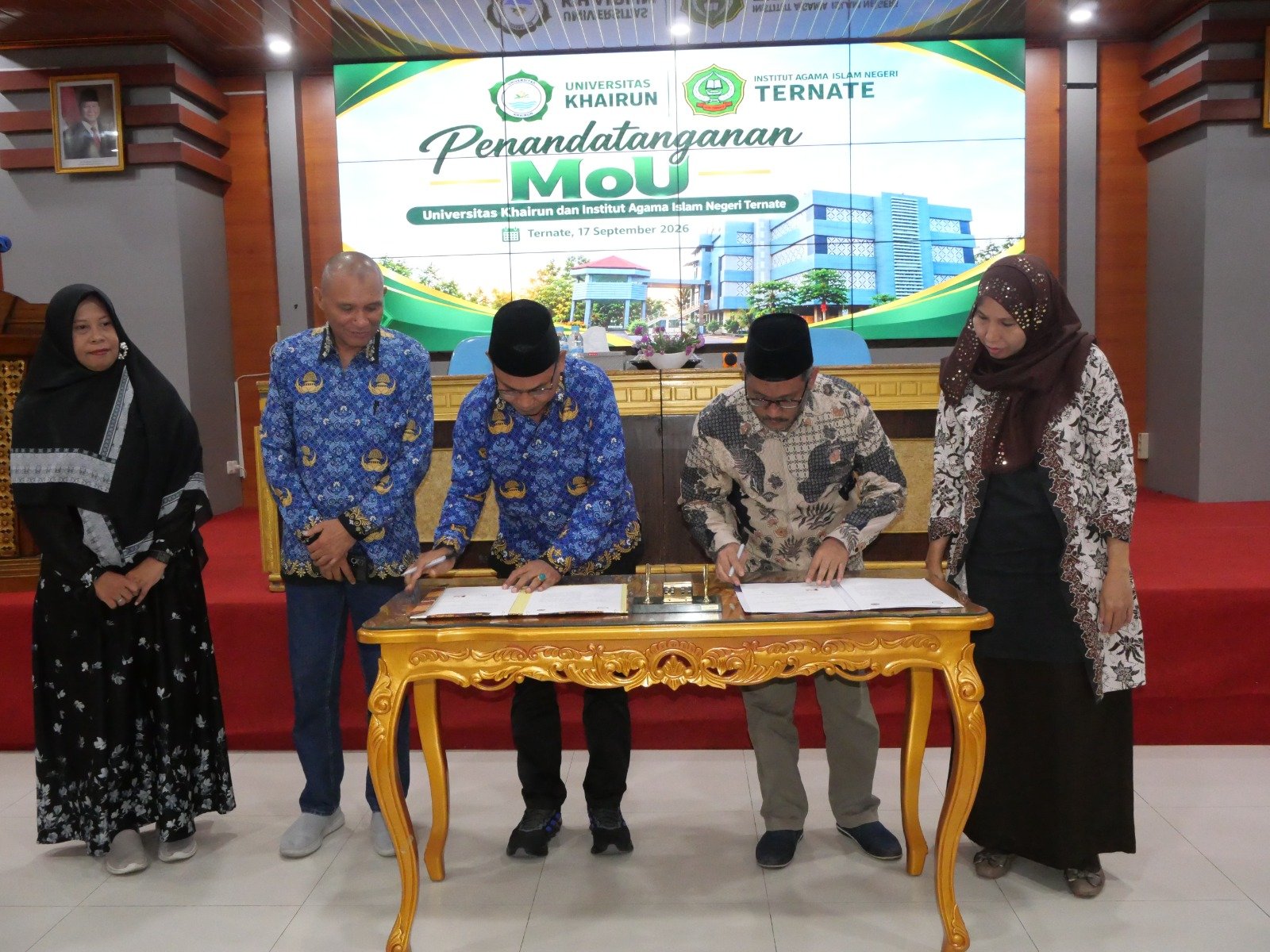 Unkhair-IAIN Ternate Jalin Kerja Sama, ITS Sosialisasikan Beasiswa Jepang