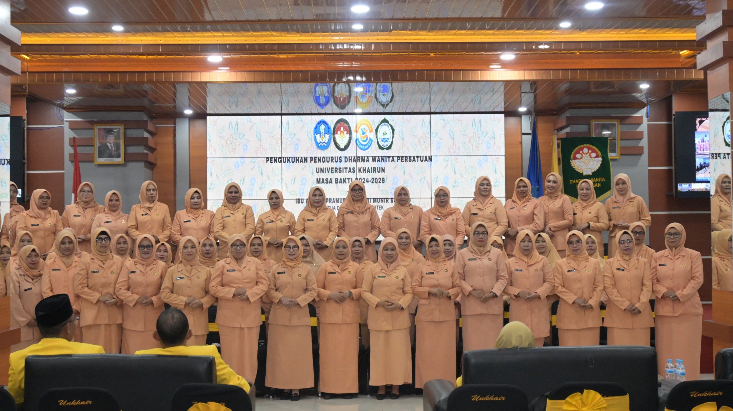 DWP Unkhair Resmi Dikukuhkan, Bersama DWP PTN dan LLDIKTI Se-Indonesia