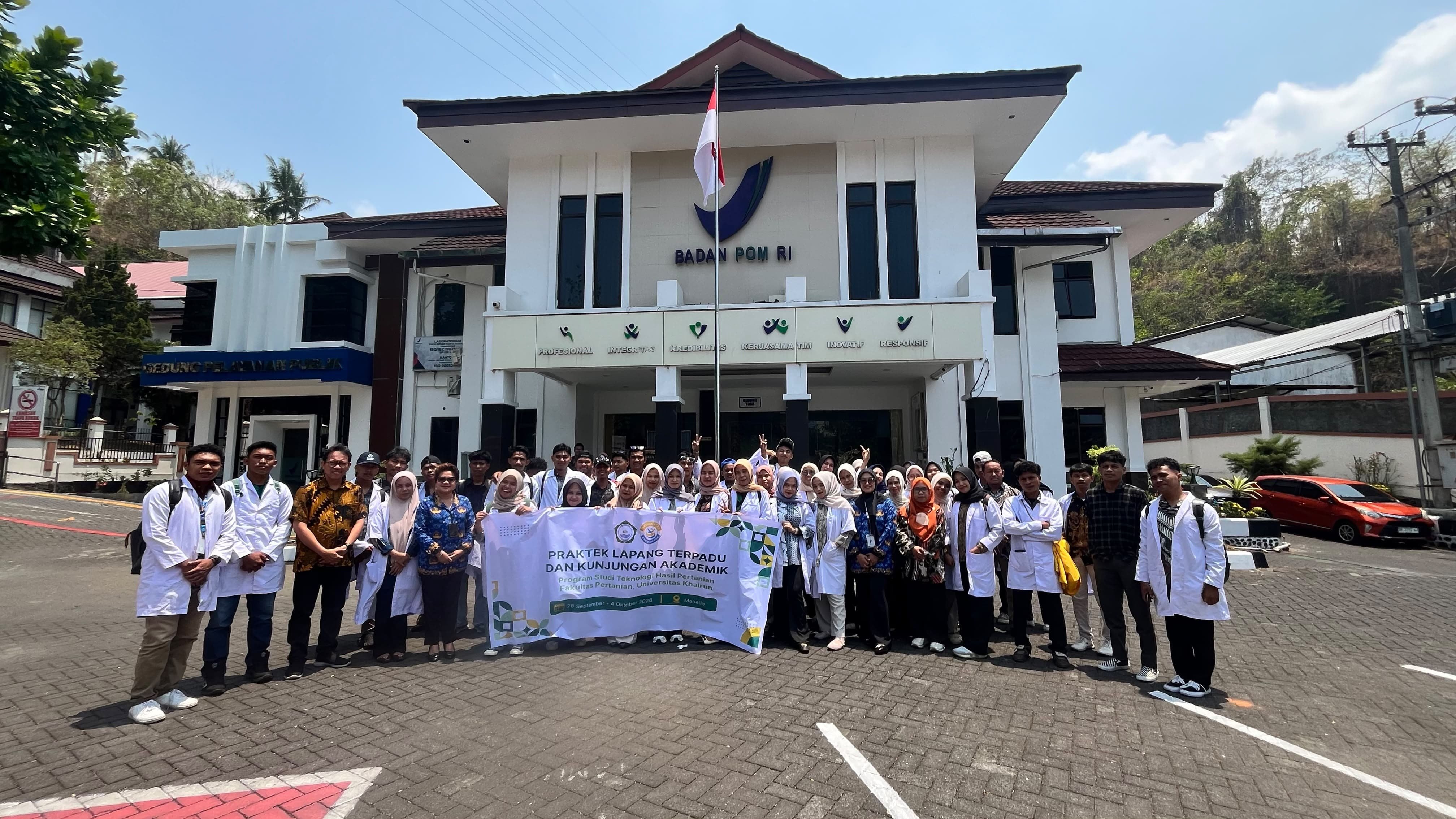 Transformasi Pembelajaran, Mahasiswa THP Unkhair Pelajari Standar Industri di Sulawesi Utara