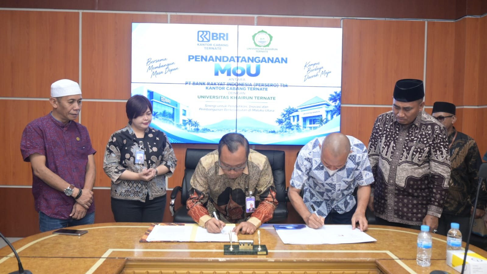Unkhair dan BRI Ternate Tandatangani MoU, Buka Peluang Magang hingga Pengembangan UMKM Mahasiswa